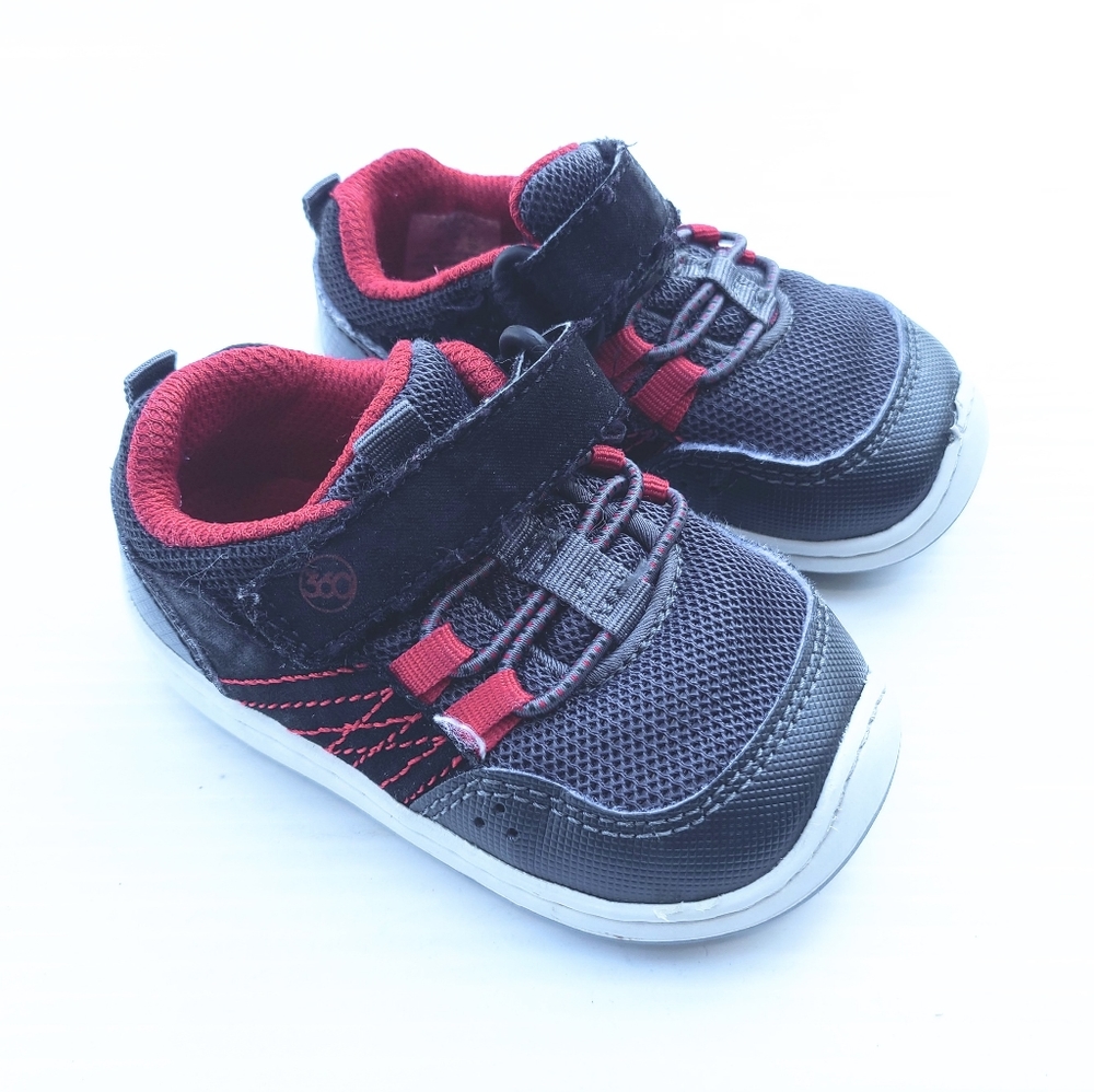 STRIDE RITE 360 baby boy Keegan wide foot sneakers size 4 Baby Walking Shoes